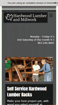 Mobile Screenshot of hardwoodlumberandmillwork.com